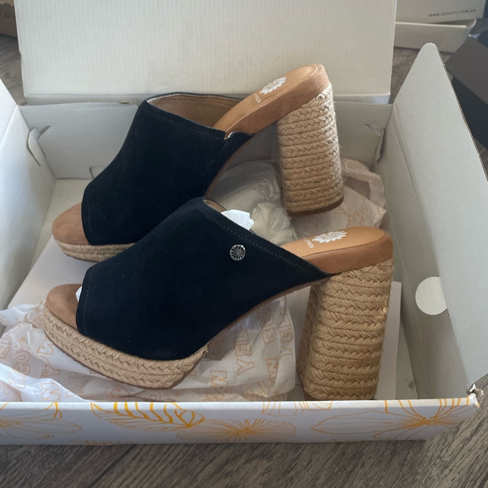 Yellow box Amur Black wedges